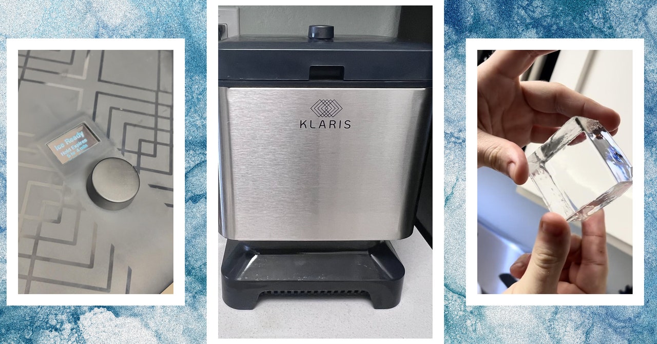 The Klaris Clear Ice Maker Can Up Your Home Bartending Game